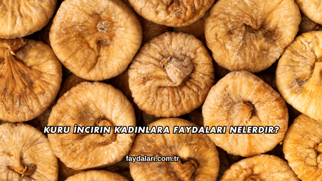 Kuru İncirin Kadınlara Faydaları Nelerdir?