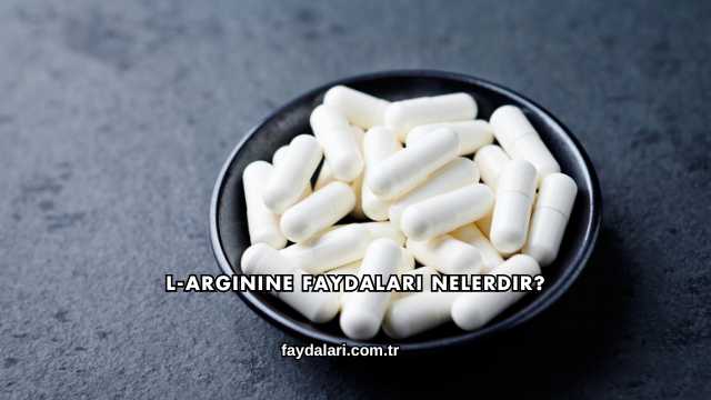 L-Arginine Faydaları Nelerdir?
