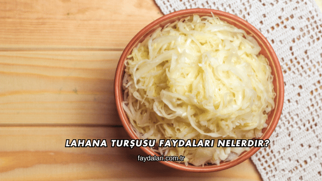 Lahana Turşusu Faydaları Nelerdir?