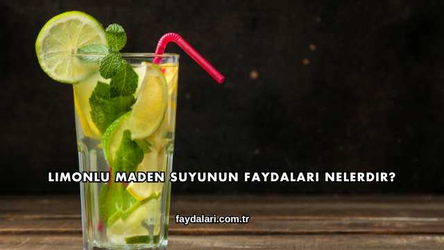 Limonlu Maden Suyunun Faydaları Nelerdir?
