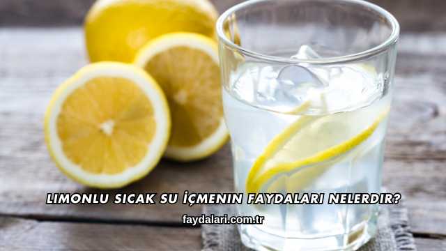 Limonlu Sıcak Su İçmenin Faydaları Nelerdir?