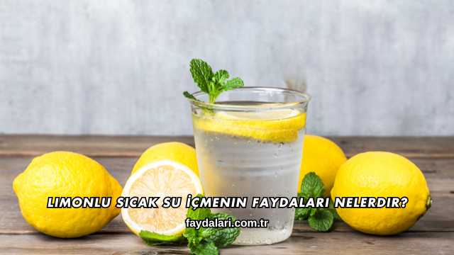 Limonlu Sıcak Su İçmenin Faydaları Nelerdir?