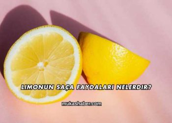 Limonun Saça Faydaları Nelerdir?