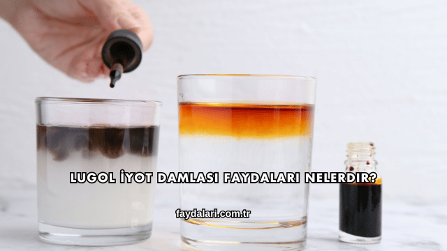 Lugol İyot Damlası Faydaları Nelerdir?
