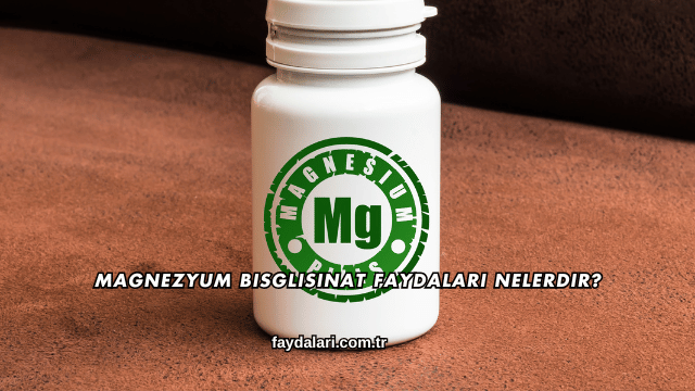 Magnezyum Bisglisinat Faydaları Nelerdir?
