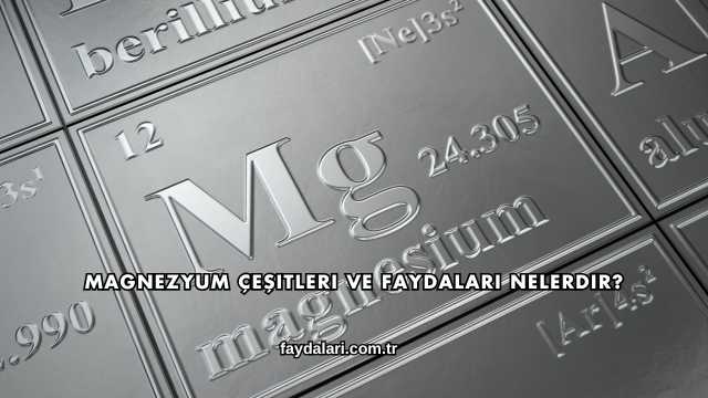 Magnezyum Çeşitleri ve Faydaları Nelerdir?