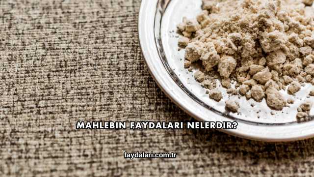 Mahlebin Faydaları Nelerdir?
