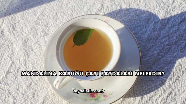 Mandalina Kabuğu Çayı Faydaları Nelerdir?