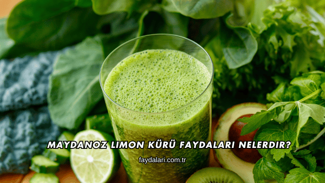 Maydanoz Limon Kürü Faydaları Nelerdir?