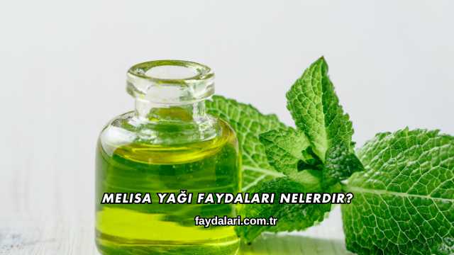 Melisa Yağı Faydaları Nelerdir?