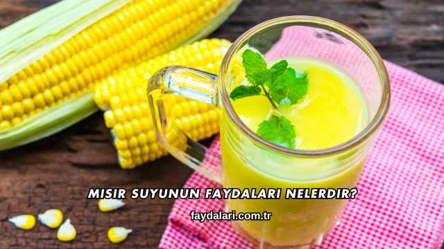 Mısır Suyunun Faydaları Nelerdir?