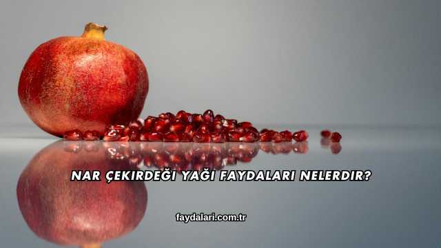 Nar Çekirdeği Yağı Faydaları Nelerdir?