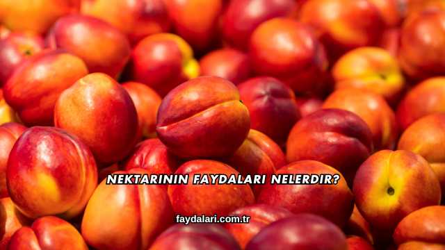 Nektarinin Faydaları Nelerdir?