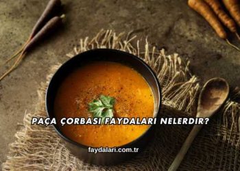 Paça Çorbası Faydaları Nelerdir?