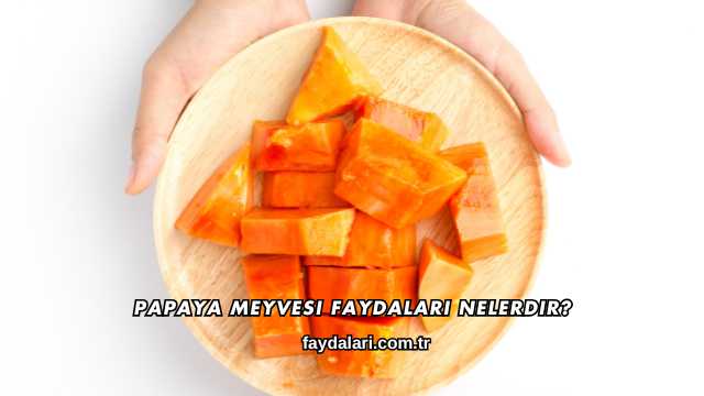 Papaya Meyvesi Faydaları Nelerdir?