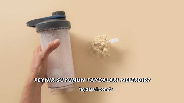 Peynir Suyunun Faydaları Nelerdir?