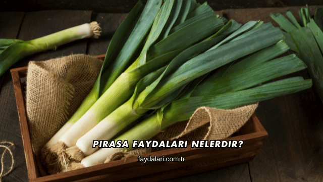 Pırasa Faydaları Nelerdir?