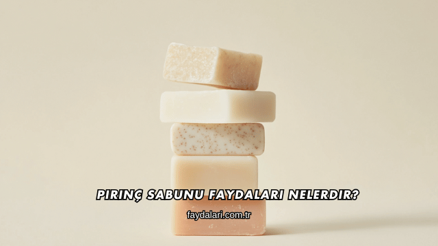 Pirinç Sabunu Faydaları Nelerdir?