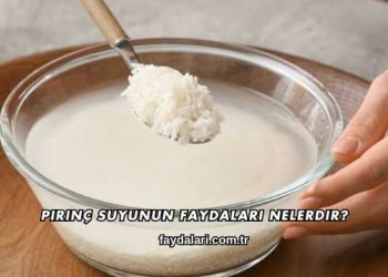 Pirinç Suyunun Faydaları Nelerdir?