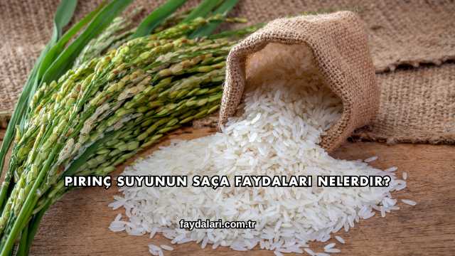 Pirinç Suyunun Saça Faydaları Nelerdir?