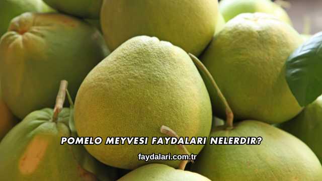 Pomelo Meyvesi Faydaları Nelerdir?