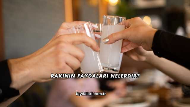 Rakının Faydaları Nelerdir?