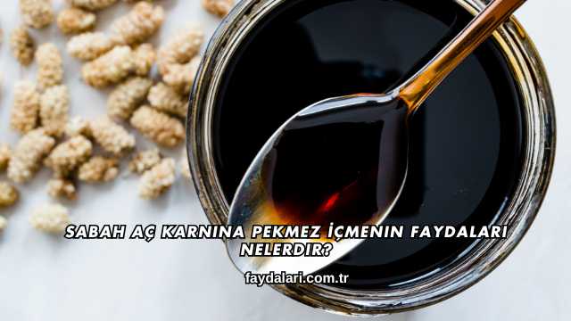 Sabah Aç Karnına Pekmez İçmenin Faydaları Nelerdir?