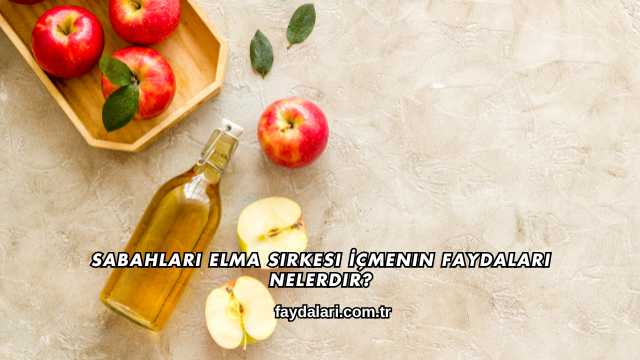Sabahları Elma Sirkesi İçmenin Faydaları Nelerdir?