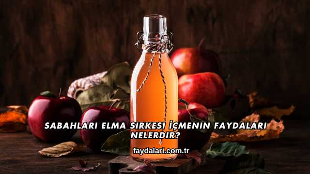 Sabahları Elma Sirkesi İçmenin Faydaları Nelerdir?