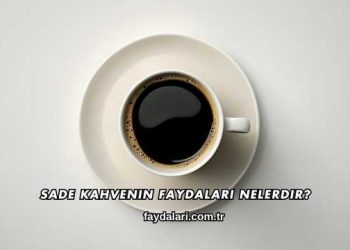Sade Kahvenin Faydaları Nelerdir?