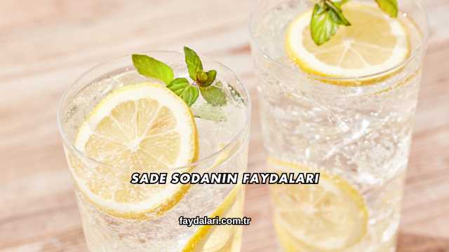 Sade Sodanın Faydaları