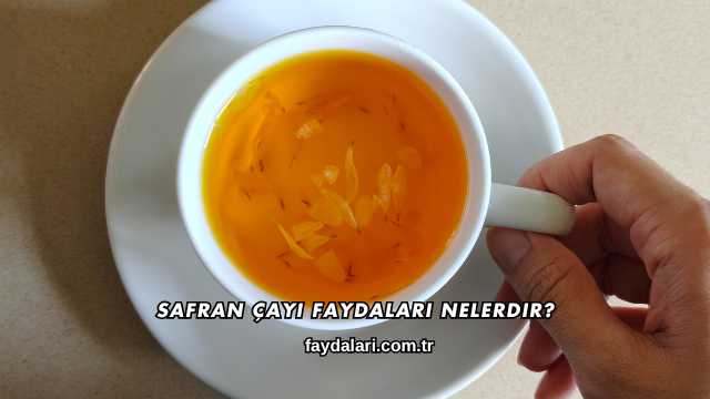 Safran Çayı Faydaları Nelerdir?