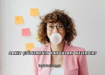 Sakız Çiğnemenin Faydaları Nelerdir?
