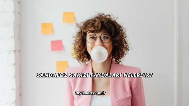 Sandaloz Sakızı Faydaları Nelerdir?