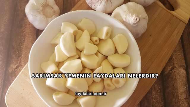 Sarımsak Yemenin Faydaları Nelerdir?