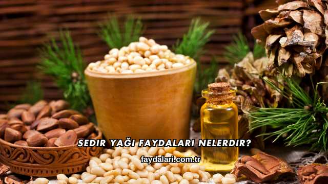 Sedir Yağı Faydaları Nelerdir?