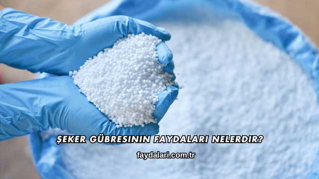 Şeker Gübresinin Faydaları Nelerdir?