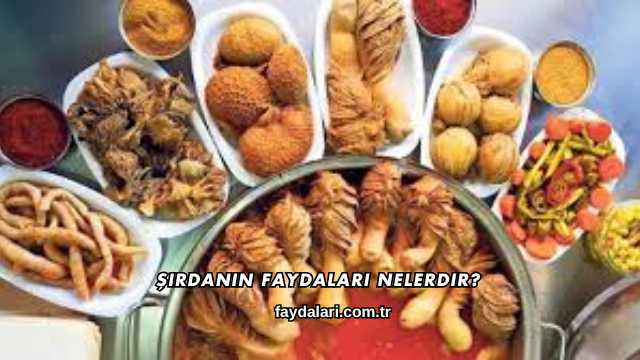 Şırdanın Faydaları Nelerdir?