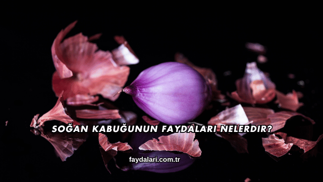 Soğan Kabuğunun Faydaları Nelerdir?