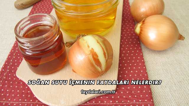 Soğan Suyu İçmenin Faydaları Nelerdir?