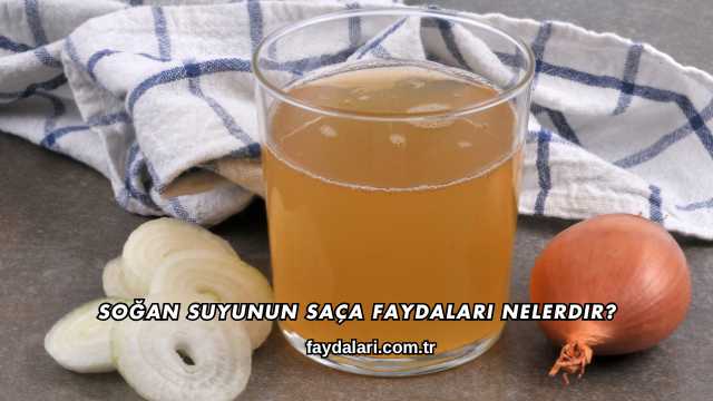 Soğan Suyunun Saça Faydaları Nelerdir?