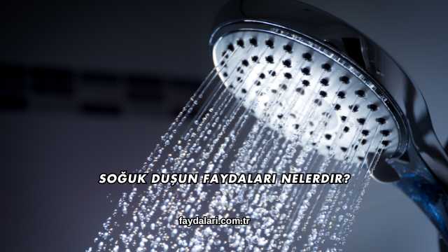 Soğuk Duşun Faydaları Nelerdir?
