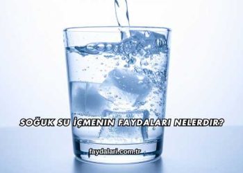 Soğuk Su İçmenin Faydaları Nelerdir?