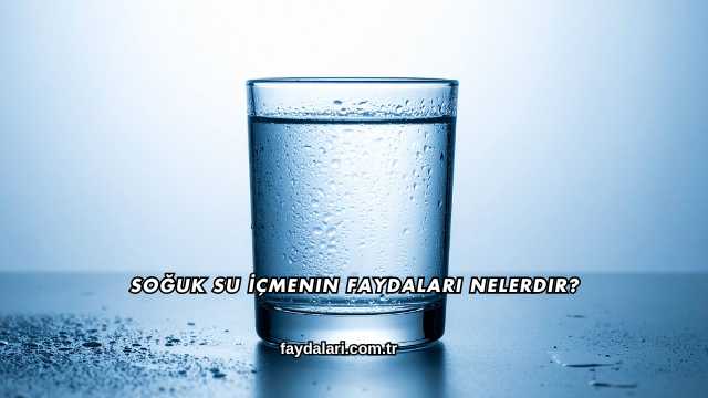 Soğuk Su İçmenin Faydaları Nelerdir?