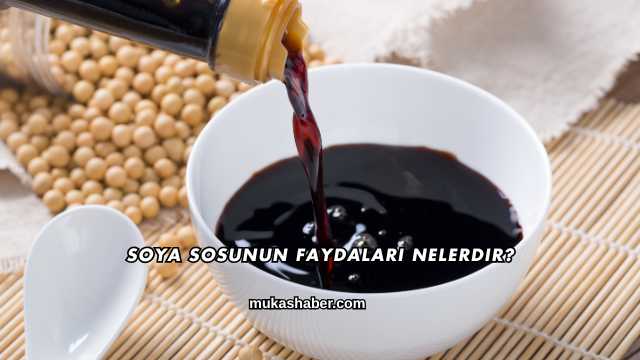 Soya Sosunun Faydaları Nelerdir?