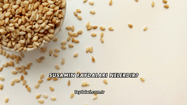 Susamın Faydaları Nelerdir?