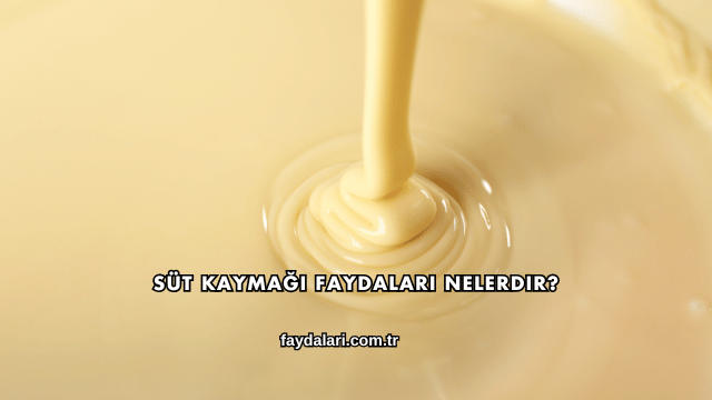Süt Kaymağı Faydaları Nelerdir?