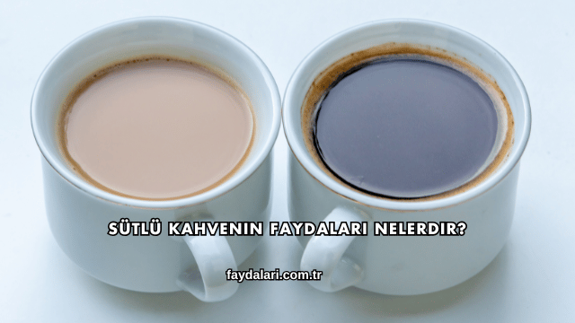 Sütlü Kahvenin Faydaları Nelerdir?