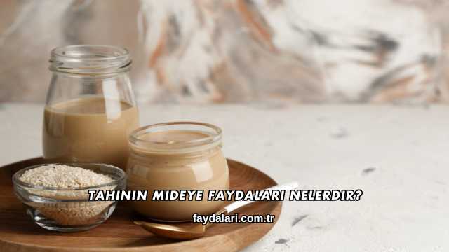 Tahinin Mideye Faydaları Nelerdir?