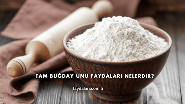 Tam Buğday Unu Faydaları Nelerdir?